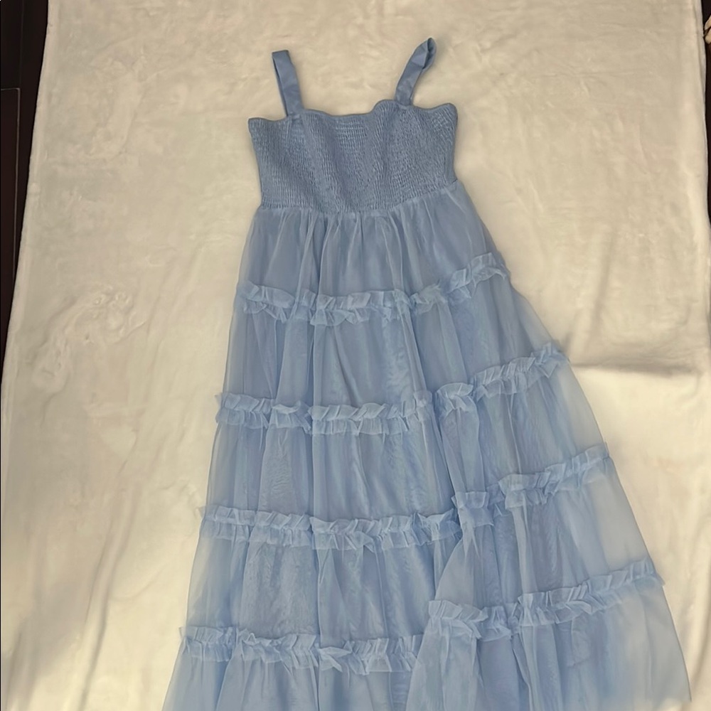 Baltic Born Light Blue Midi Dress